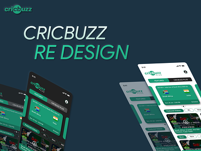 Cricbuzz Re-Design ui