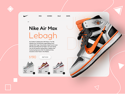 Nike Website UI Design