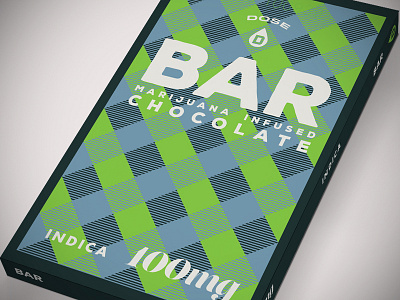 Dose Bar - 100mg Indica bar candy chocolate dose edibles indica marijuana neta packaging