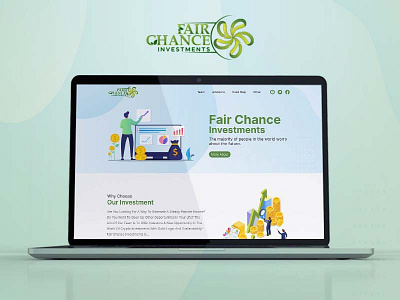 UI DESIGN For Fair Chance Investments design graphic design ui ux vector web website