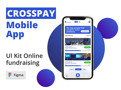 CrossPay Mobile APP app app design application branding design graphic design kit mobile app mobile app design mockup template ui ux website