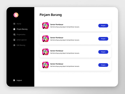 Laboratory Inventory System ui