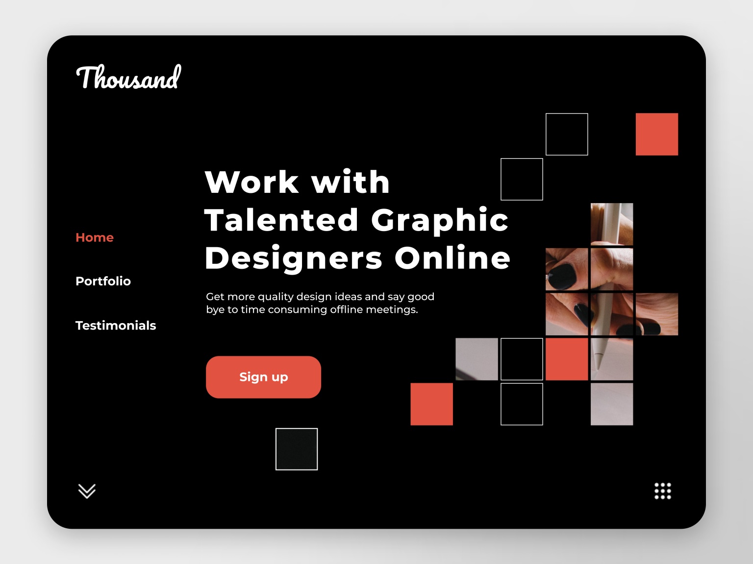 Dark Theme Landing Page by Ikhlasul Arifin on Dribbble