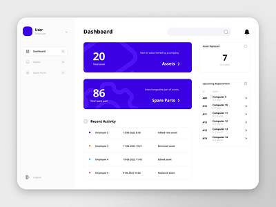 Hardware Managed Service App UI Concept ui