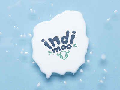 Indi Moo logo Design branding design freelancer graphicdesign identity design logo logodesign logodesigner typography