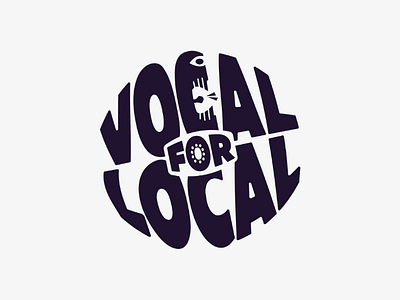 Vocal for local Logo design logo design branding