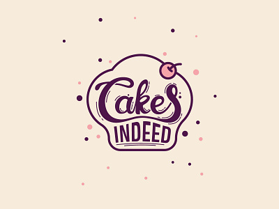 cakes indeed Logo design branding design flat design graphicdesign icon identity design logo logodesign logodesigner typography