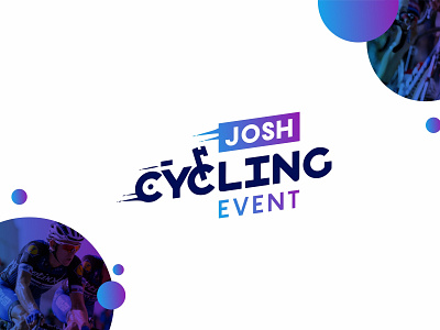 josh Cycling event logo app brading graphicdesign icon identity design logo logotype typography