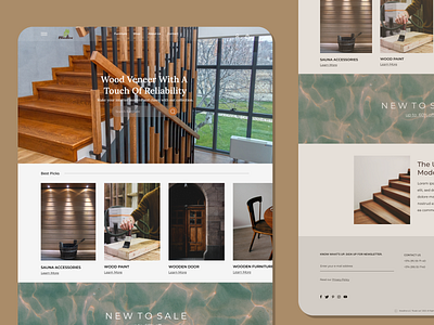 Timber Factory Landing Page