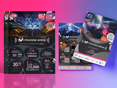 Movistar Arena 360° Communication - Branding animation art brand branding color design graphic design icon merchandising