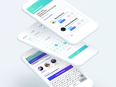 C.EYE concept app application block chain concept epamdesignkyiv ios jira letynzh minimal mobile možna patiše ui vibrant вижуаллена