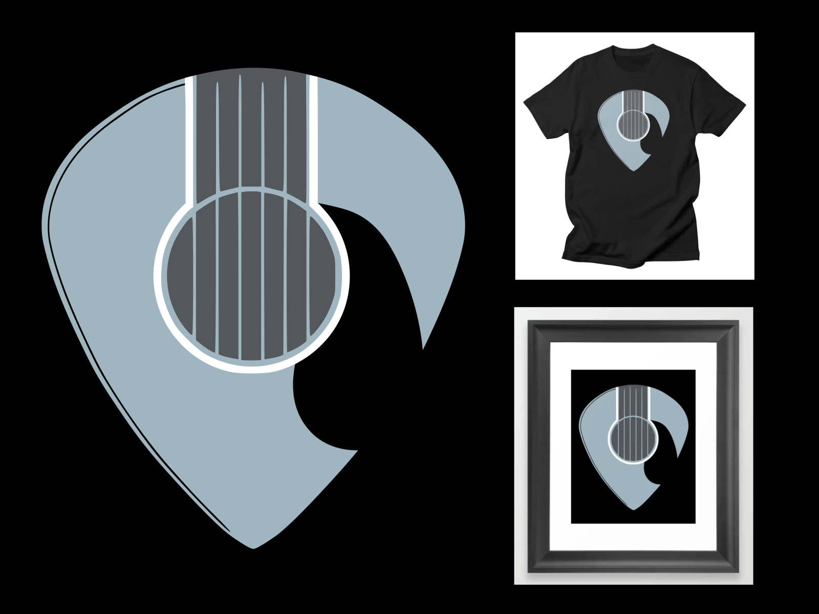 Guitar Picks of Rock and Roll by Darlene Patti on Dribbble