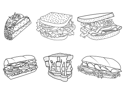 Food coloring pages burger coloring pages cartoon food children children books coloring book coloring pages coloring sheets food coloring food vector foods illustration kids food pages kids print food printable food sandwiches coloring pages vector