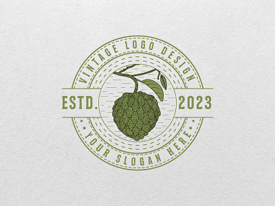Vintage Fruit Logo