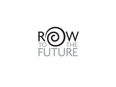 Row branding design digital logo strategy vector