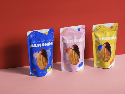 Packaging Design | Pouch Packaging for Almonds graphic design packaging design packaging design for food