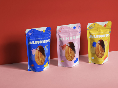 Packaging Design | Pouch Packaging for Almonds graphic design packaging design packaging design for food