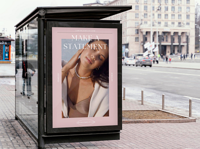 Jewelry store outdoor advertisement ad branding graphic design