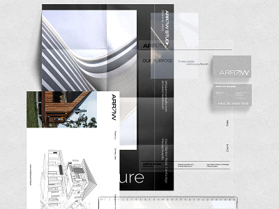 Architecture company branding architecture branding graphic design visual identity