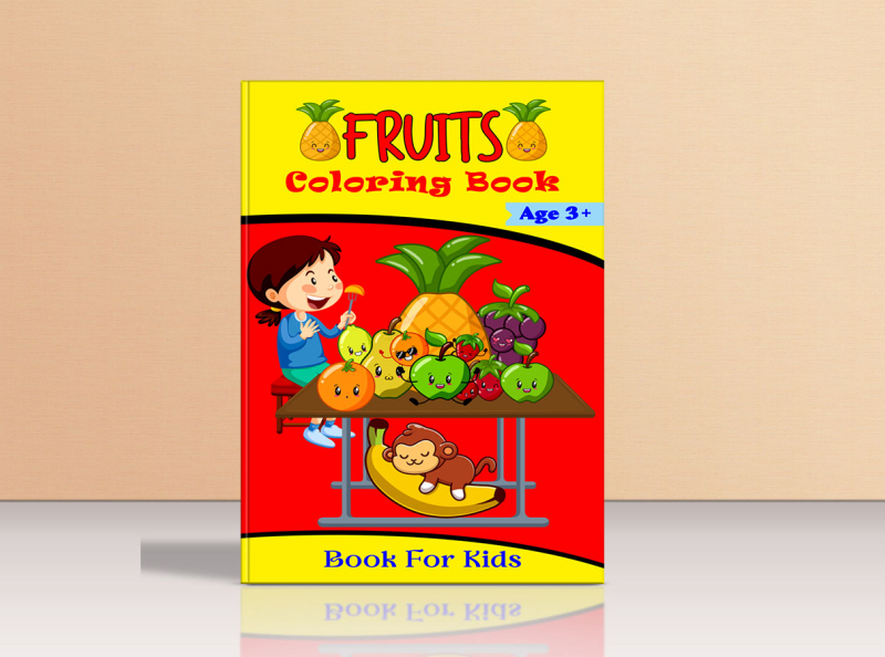 Fruits Coloring Book Cover Design by Md Shakil Ahmed on Dribbble