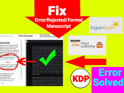 Fix Rejected Book Cover amazon kdp ebook cover error fix formatting ingramspark kindle cover manuscript modify paperback cover resize