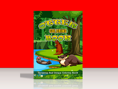 Children Coloring Book Cover Design