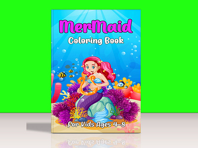 Children Coloring Book Cover Design