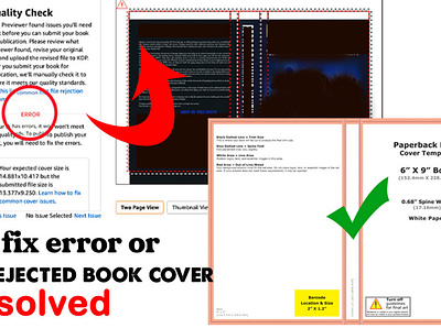Fix Error Book Cover amazon kdp ebook cover edit error fix formatting kindle cover manuscript modify paperback cover resize