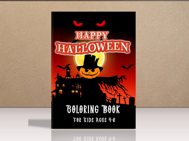 Halloween Coloring Book Cover Design by Md Shakil Ahmed on Dribbble