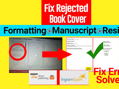 Fix error book cover amazon kdp book formatting coloring book cover ebook cover fantasy book cover illustration kindle cover manuscript paperback cover