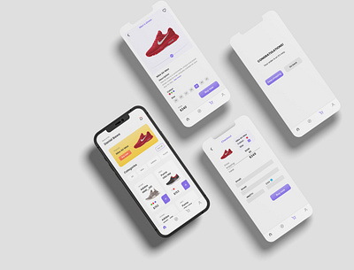 e-Commerce Mobile App app graphic design ui ux