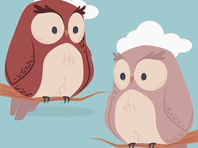 Owl by Myself. design graphic design illustration vector