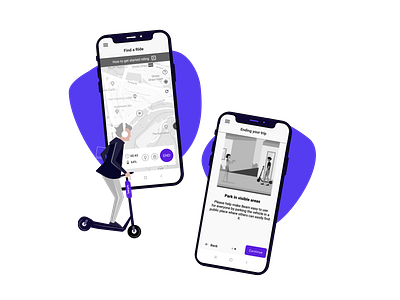Mobility app UX/UI design: mockups app app design information architecture interface design mobile app mobile app design