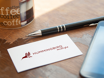Hummingbird MediSpa Logo Concept logo