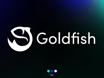 Goldfish Logo animal animal logo brand branding design fish identity illustration logo ui vector
