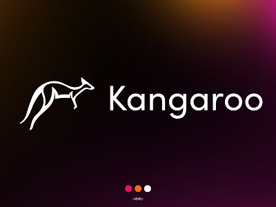 Kangaroo Logo animal animal logo brand branding design identity illustration logo ui vector
