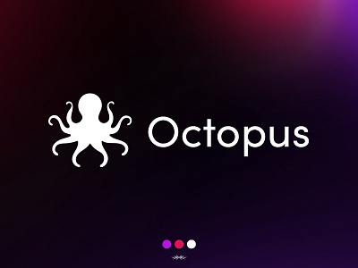 Octopus Logo animal animal logo brand branding design identity illustration logo ui vector