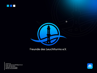 Freunde des Leuchtturms e.V. Logo Design animal animal logo brand branding design identity illustration logo ui vector