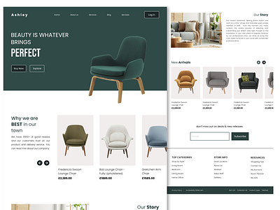 Furniture Store Landing Page