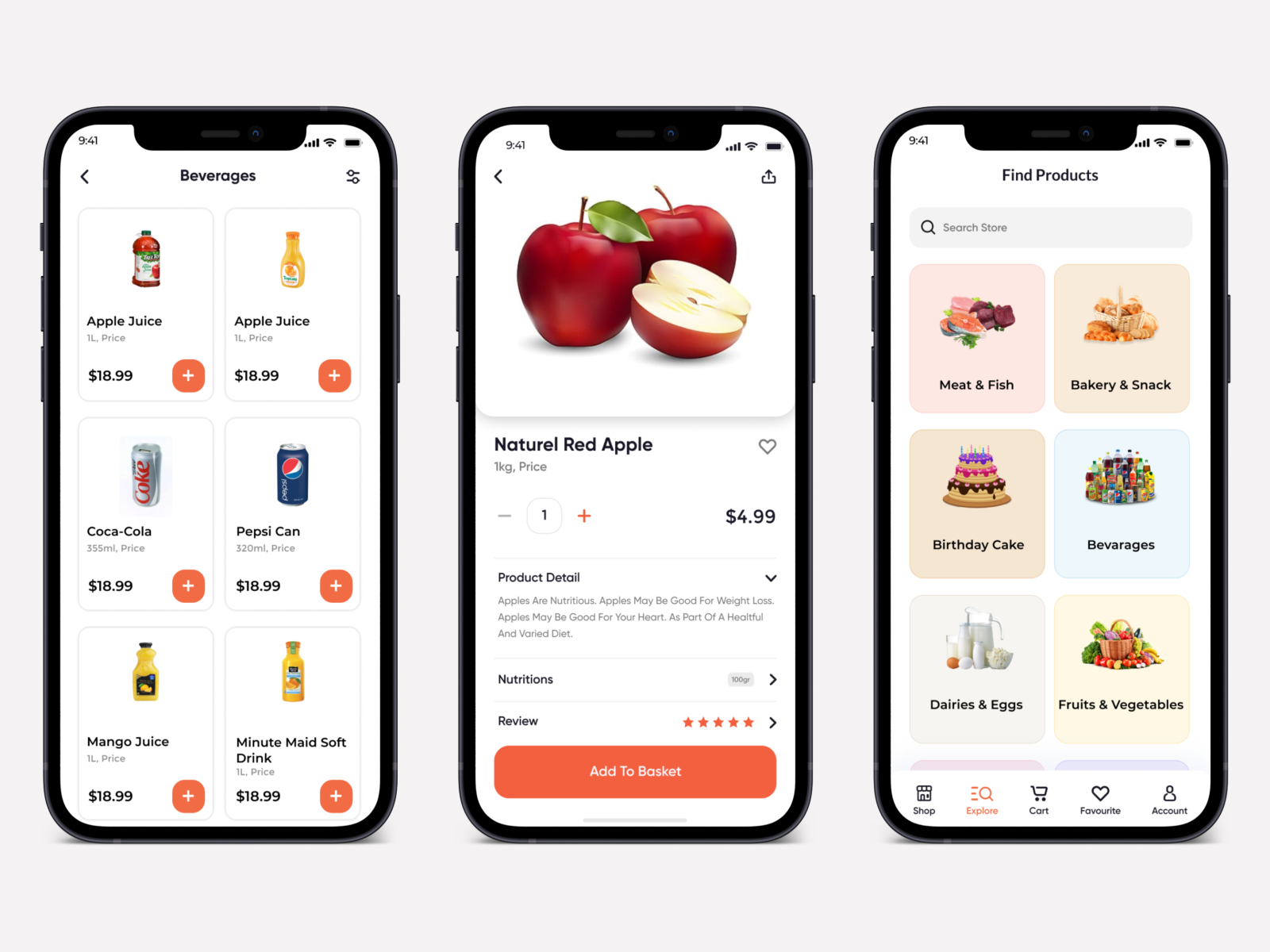 Grocery Store App by Qurban Ali on Dribbble