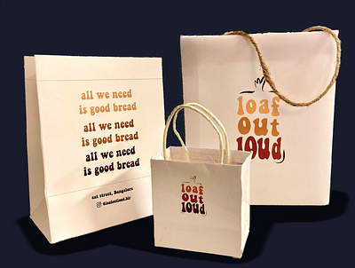 Loaf out Loud : branding concept - package design brand identity branding graphic design logo package design prototyping typography visual design