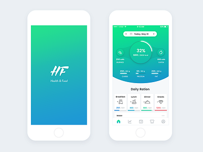 "Health & food" mobile app