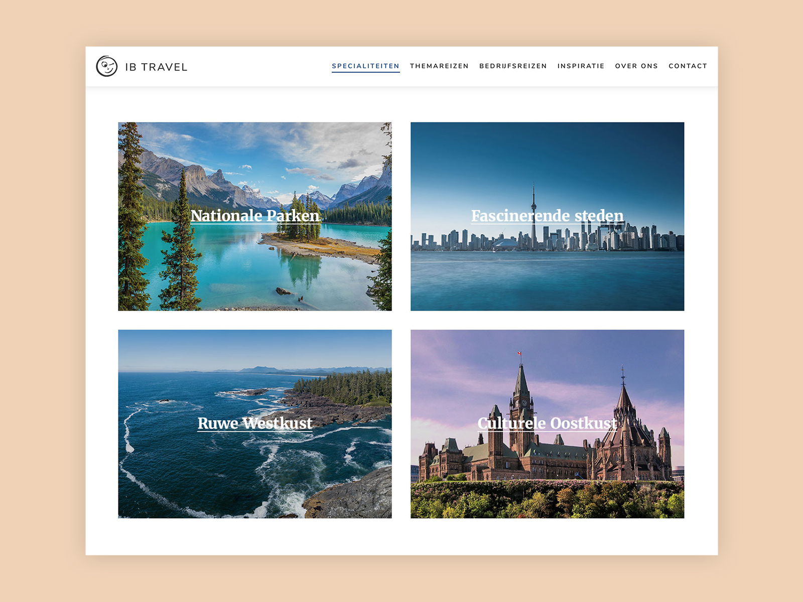 Overview page of a travel destination by Tineke on Dribbble