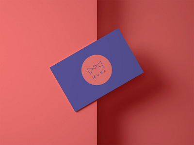 Branding for musa branding businesscard color design logo