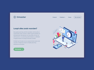 timaster homepage illustration photoshop webdesign
