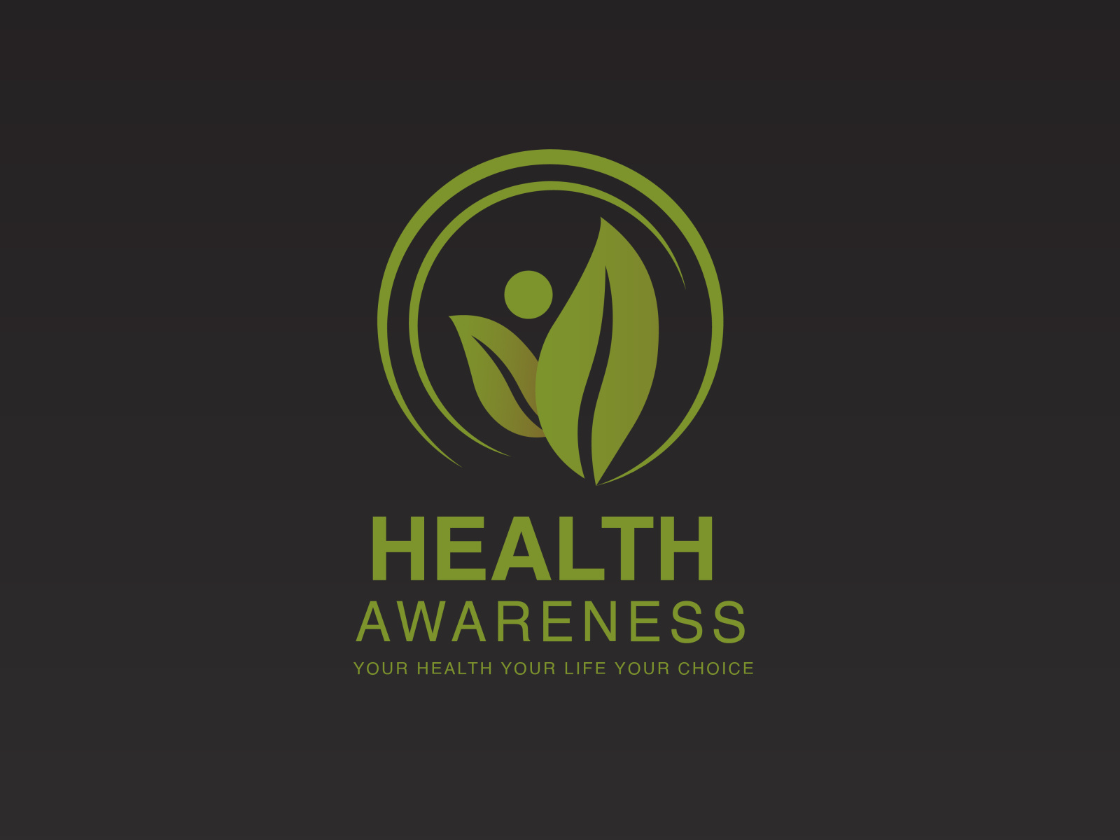 Logo for Health Awareness logo by Idrees Iqbal on Dribbble