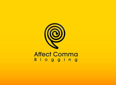 Affect Comma blogging Company logo adobe affectcomma attrective branding dribbble feminine fiverr flat freelancer illustrator indesign logo minial minimalist portfolio professional shot upwork