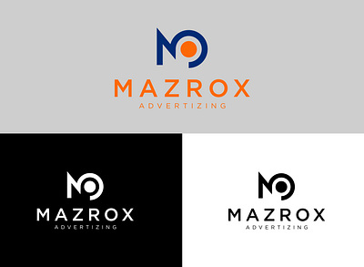 Mazrox Advertizing Company Logo abstract logo brand identity branding creative logo design illustration logo minimal professional logo symbol vector
