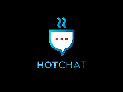 Hotchat logo design.