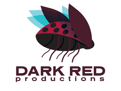 Dark Red Productions Mockup FLY branding design graphic design illustration logo vector